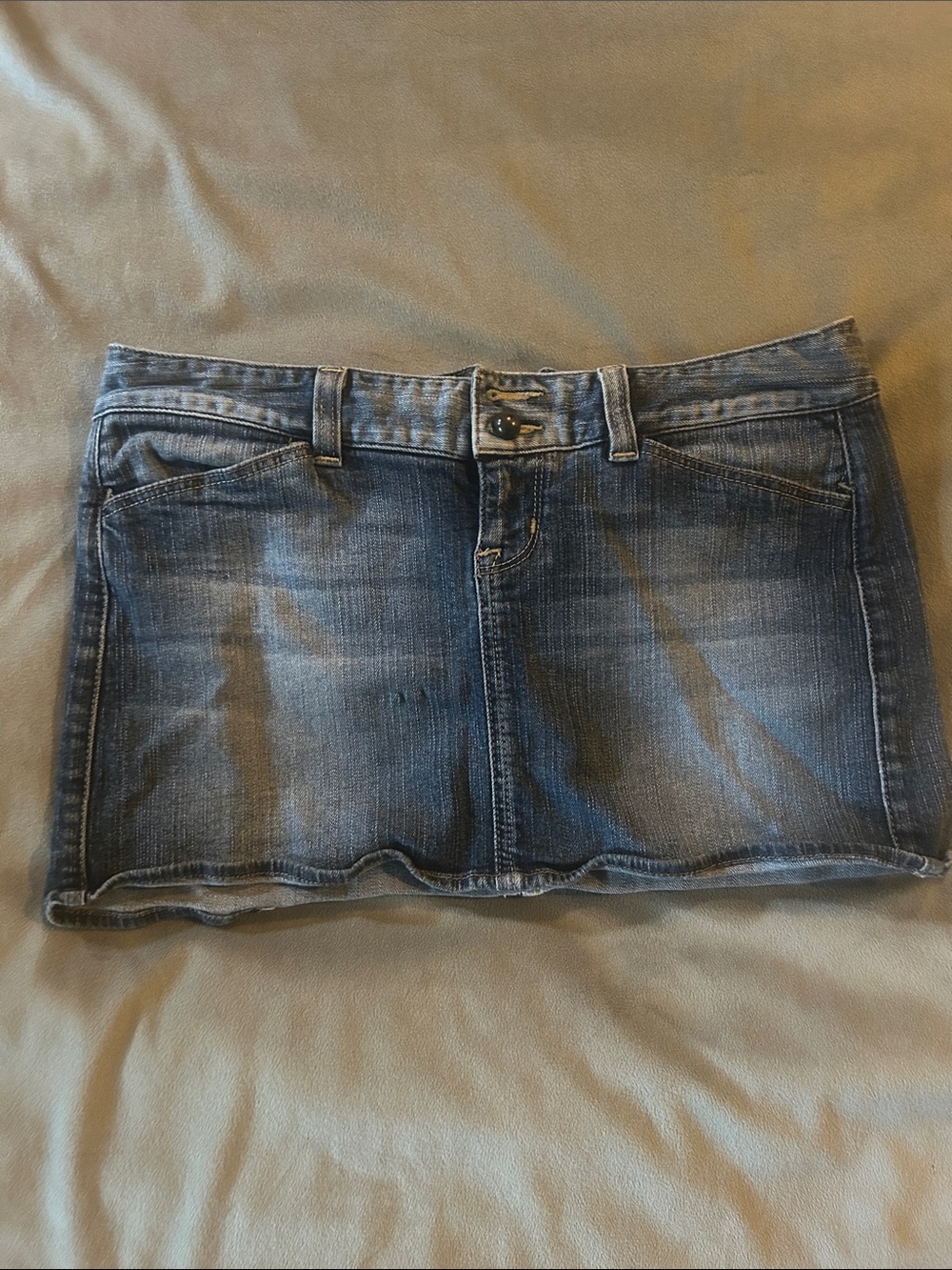 Guess Medium Blue Denim Mini Skirt